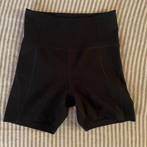 Girlfriend Collective Black High-Rise Run Short